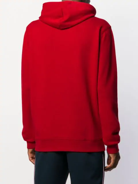 Tommy Hilfiger Logo Drawstring Hoodie In Red | ModeSens