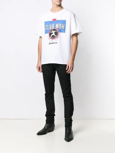 Shop Misbhv Graphic Print T In White