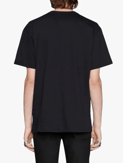 Shop Gucci Oversize T-shirt With  Logo In Black