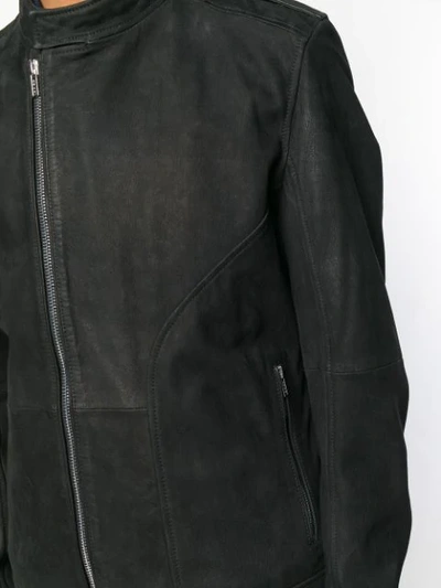 Shop Hugo Boss Biker Jacket In Black