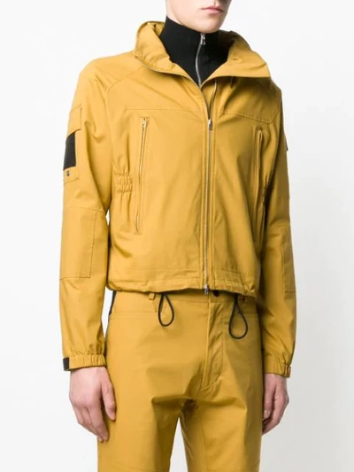 Shop Mackintosh 0004 Mustard 0004 Technical Jacket In Yellow