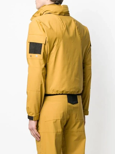 Shop Mackintosh 0004 Mustard 0004 Technical Jacket In Yellow