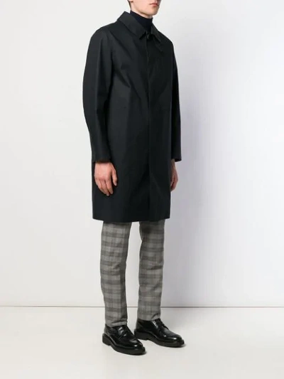 Mackintosh Dunkeld Storm System Wool Coat In Black | ModeSens