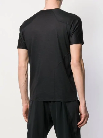 Shop Arc'teryx Veilance Textured Pattern T-shirt - Black