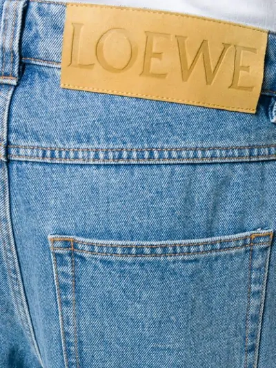 Shop Loewe 'fisherman' Jeans In Blue