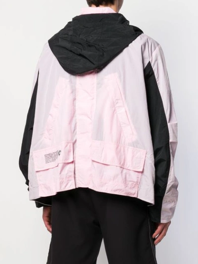 Shop Colmar A.g.e. By Shayne Oliver Oversized Hooded Jacket In Pink