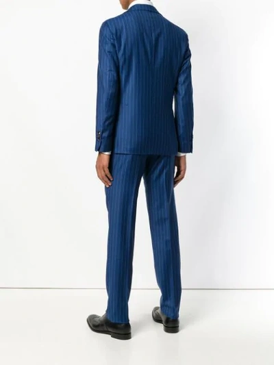 Shop Gabriele Pasini Striped Two-piece Suit - Blue