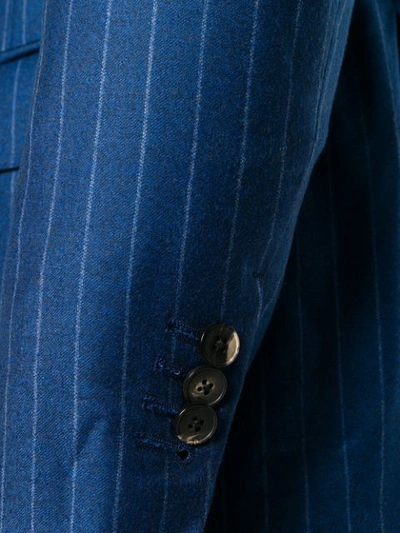 Shop Gabriele Pasini Striped Two-piece Suit - Blue