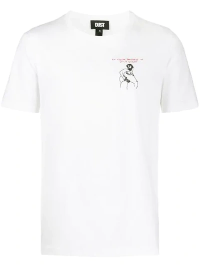 Shop Dust Logo T-shirt In White
