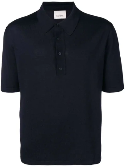 Shop Laneus Polo Shirt In Blue