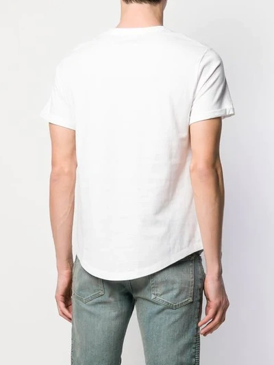 Shop Balmain Oversized Logo T-shirt In White