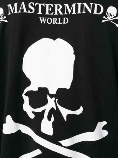 Shop Mastermind Japan Mastermind World T-shirt Mit Totenkopf-print - Schwarz In Black