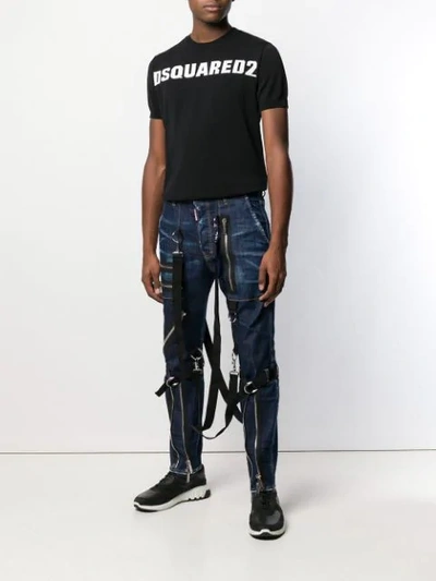 Shop Dsquared2 Bootcut Jeans In Blue