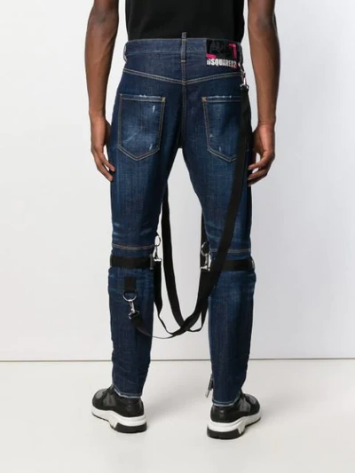 Shop Dsquared2 Bootcut Jeans In Blue
