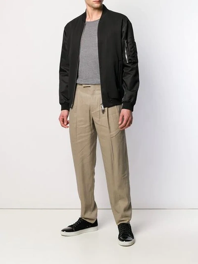 GIORGIO ARMANI LOOSE FIT CHINOS - 大地色