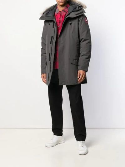 Shop Canada Goose Langford Parka In 66 Graphite - Graphite