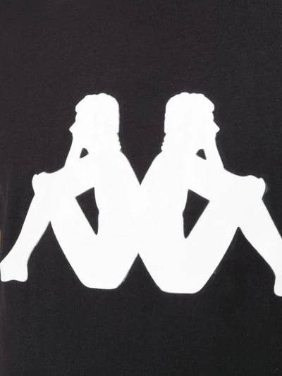 Shop Kappa Logo Printed T-shirt In Black