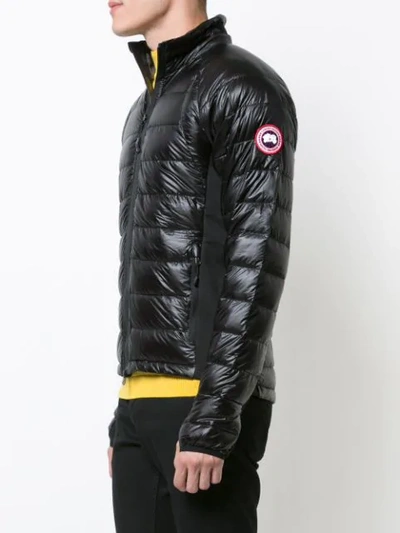 Shop Canada Goose Hybridge Lite Quilted Jacket In Black