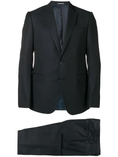 Shop Emporio Armani Slim-fit Two Piece Suit In Blue