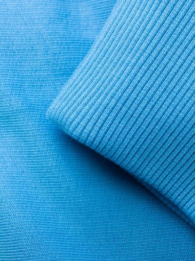 Shop Kenzo Logo Sweatshirt In Blue