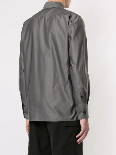 THE ROW GERALD CHEST POCKET SHIRT - 灰色