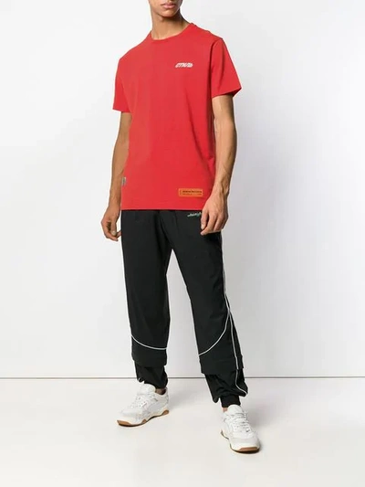 Shop Heron Preston Logo Print T-shirt In Red