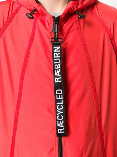 Shop Raeburn Lightweight Hooded Jacket In Red