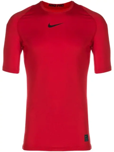 Shop Nike Slim-fit T-shirt In Red