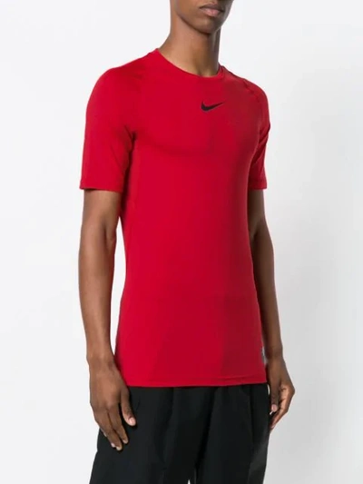Shop Nike Slim-fit T-shirt In Red