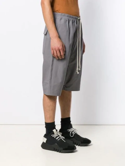Shop Rick Owens Rick's Pods Shorts In Grey