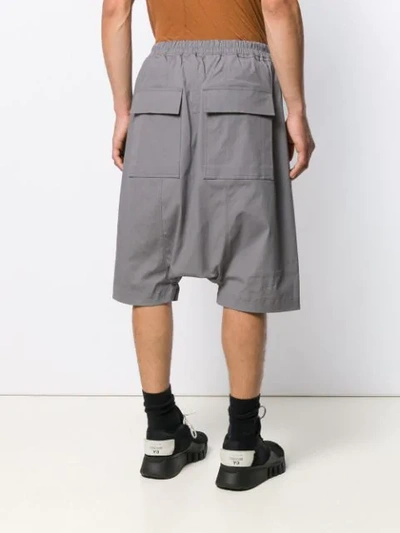 Shop Rick Owens Rick's Pods Shorts In Grey