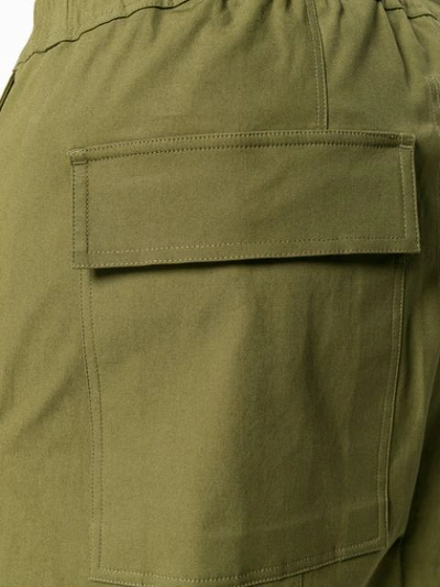 Shop Rick Owens Drop-crotch Trousers - Green