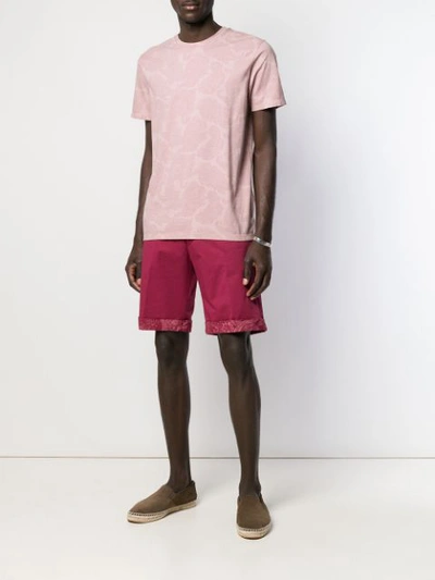 Shop Etro Classic Chino Shorts - Red