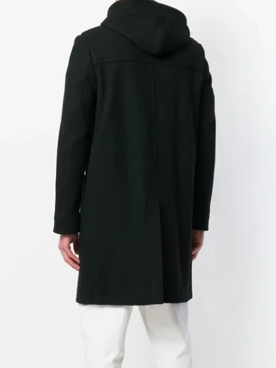 Shop Ami Alexandre Mattiussi Duffle Coat In Black