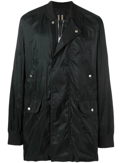 Shop Rick Owens Drkshdw Parka Bomber Jacket In Black