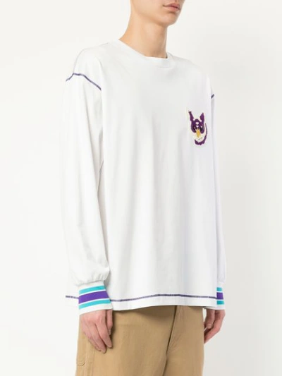 Shop A(lefrude)e Owl Patch Sweatshirt In White
