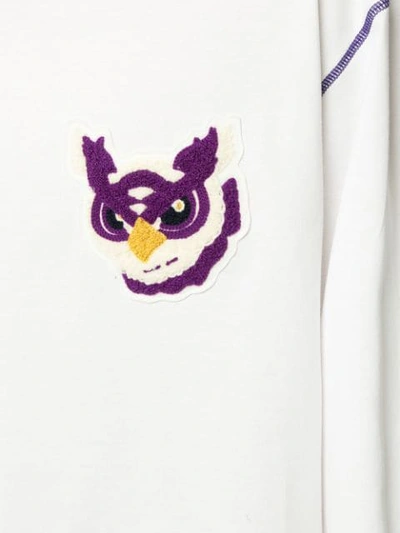 A(LEFRUDE)E OWL PATCH SWEATSHIRT - 白色