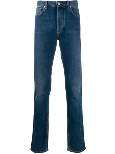 Shop Givenchy Slim-fit Jeans In Blue
