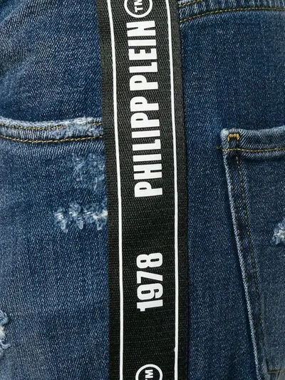 Shop Philipp Plein Distressed Skinny Jeans In 14kb Brooklyn