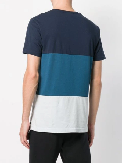 Shop Ron Dorff Panelled T-shirt - Blue