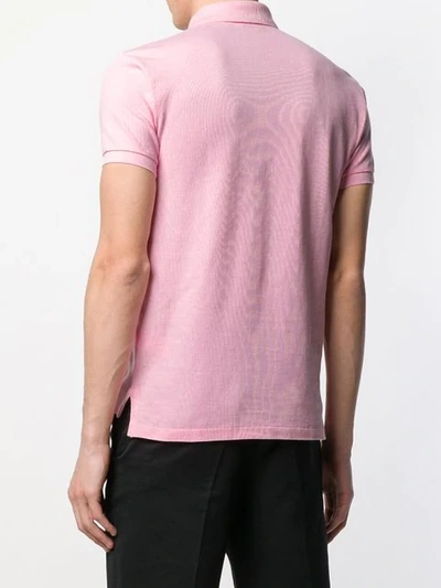 Shop Polo Ralph Lauren Slim-fit Polo Shirt In Pink