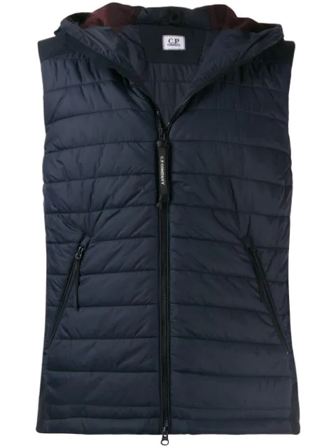cp company goggle hooded gilet