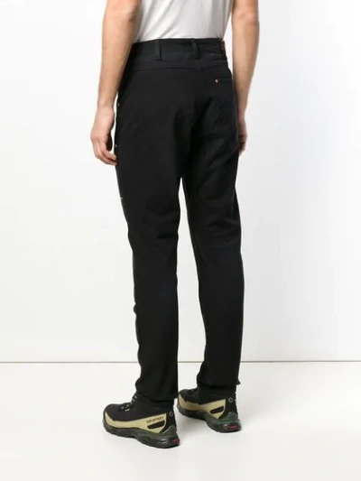 Shop Vyner Articles Straight Leg Trousers In Black