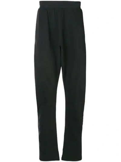 Shop Ann Demeulemeester Elasticated Waist Track Pants In Black