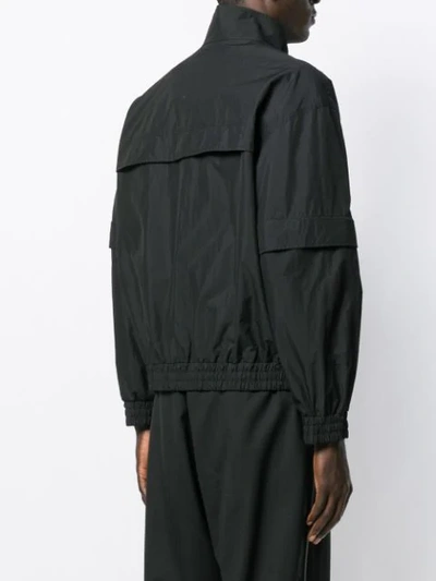 Shop Valentino Vltn Bomber Jacket In Black