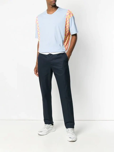 Shop Maison Margiela Classic Tailored Trousers In Blue