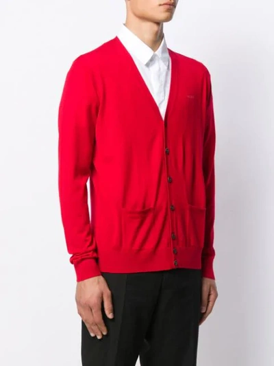 Dsquared2 Slim-fit Cardigan In Red