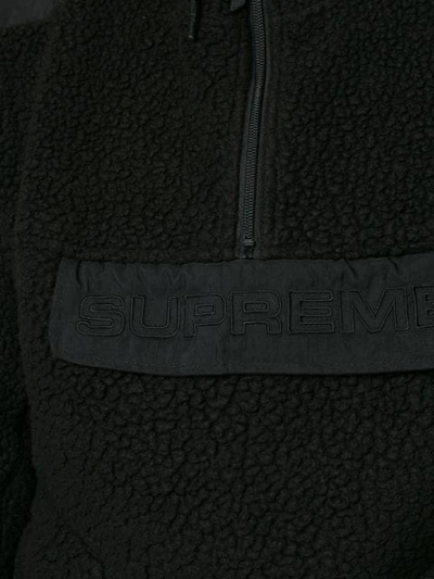 Shop Supreme Logo Fleece In Black