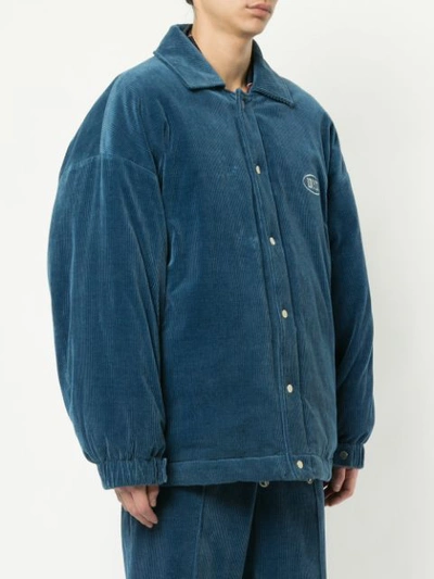 Shop Wooyoungmi Down-filled Puffer Jacket - Blue