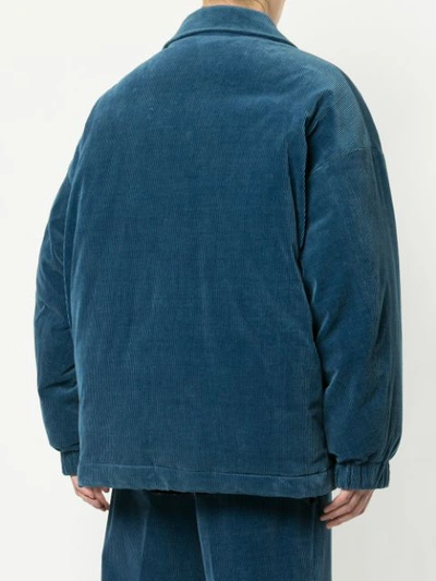 Shop Wooyoungmi Down-filled Puffer Jacket - Blue